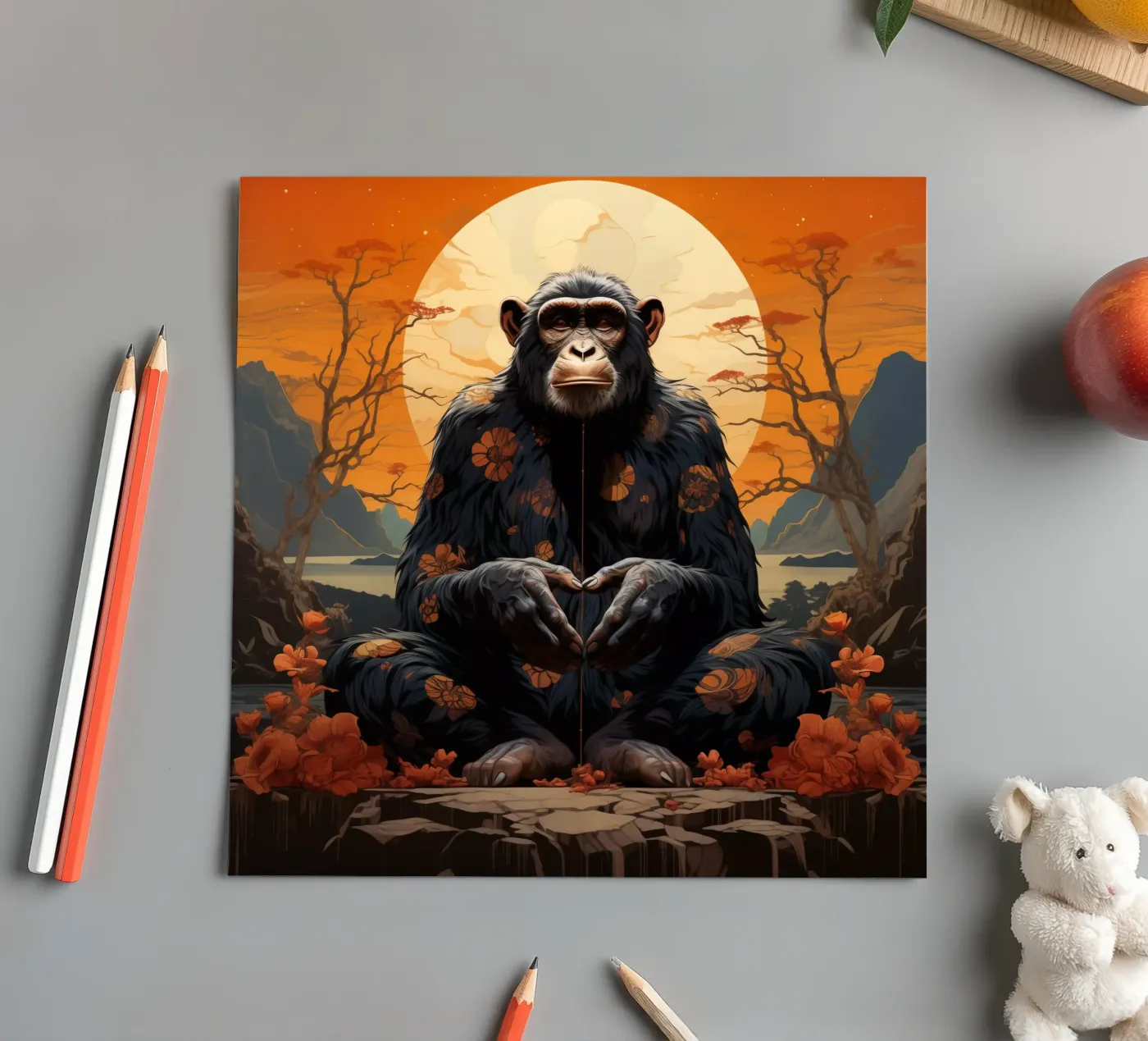 Zen sticker sheet by Art Unleashed