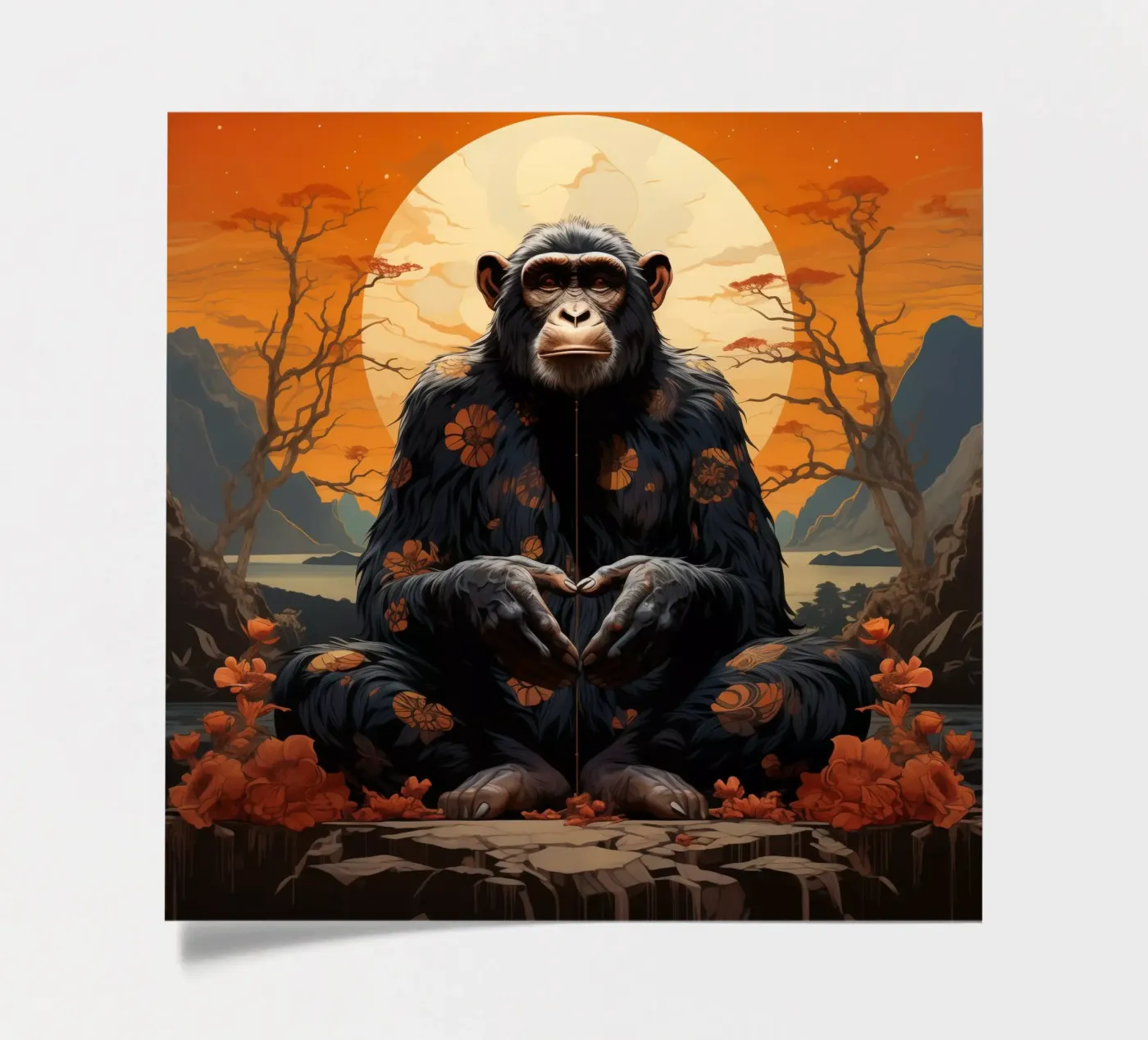 Zen stickervel van Art Unleashed