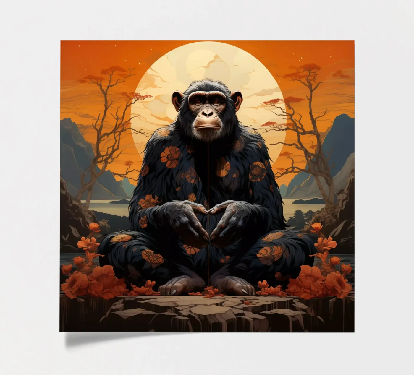 Zen sticker sheet by Art Unleashed