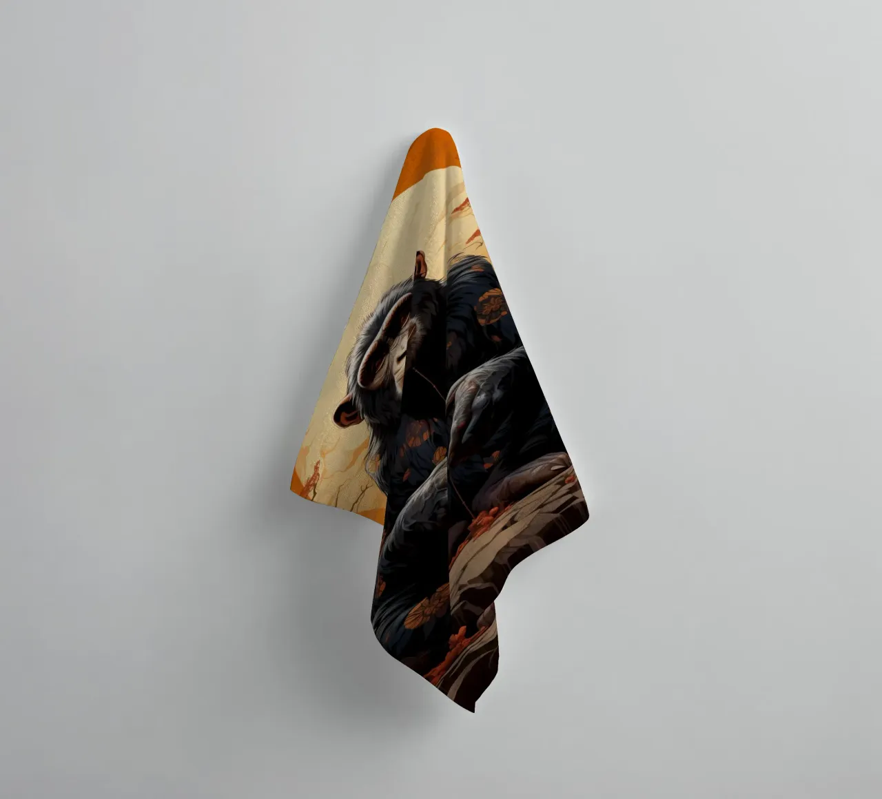 Zen towel by Art Unleashed