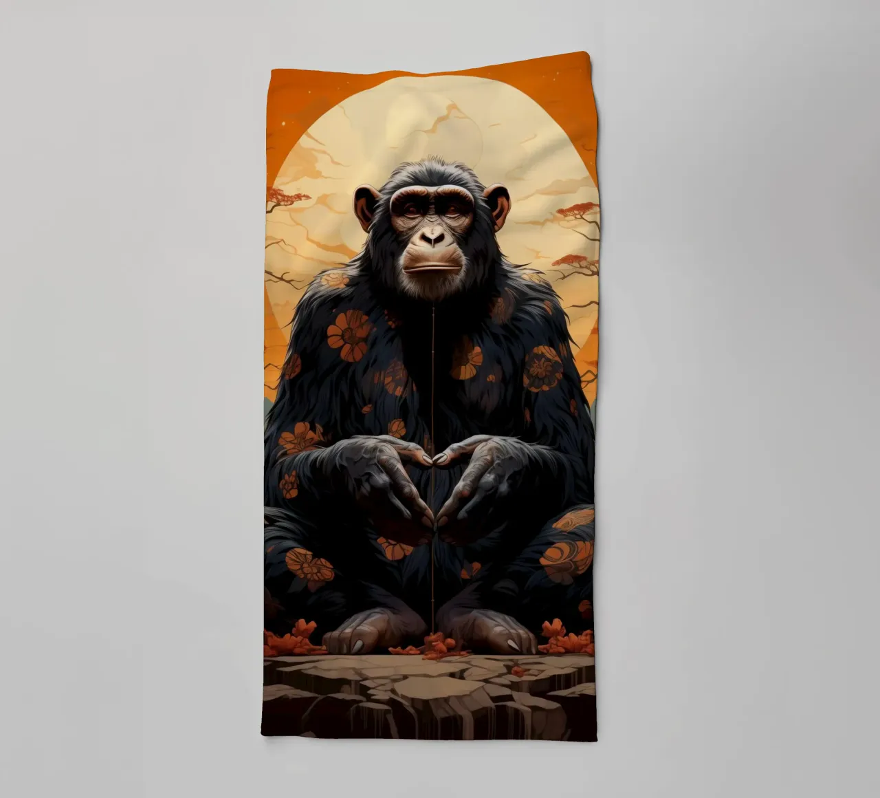 Zen towel by Art Unleashed