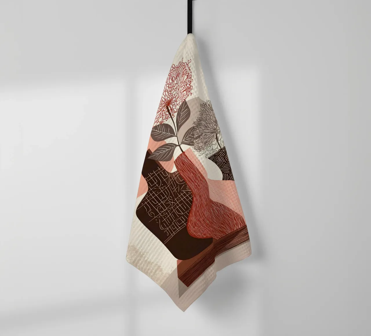 The Vases tea towel by Gypsy Galleria