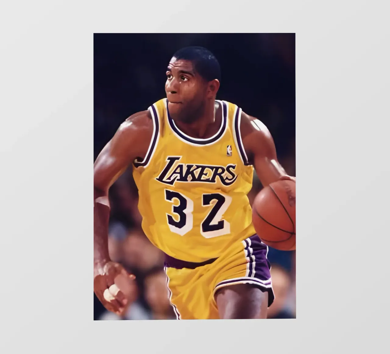 Magic Johnson telo in pvc da Low poly art