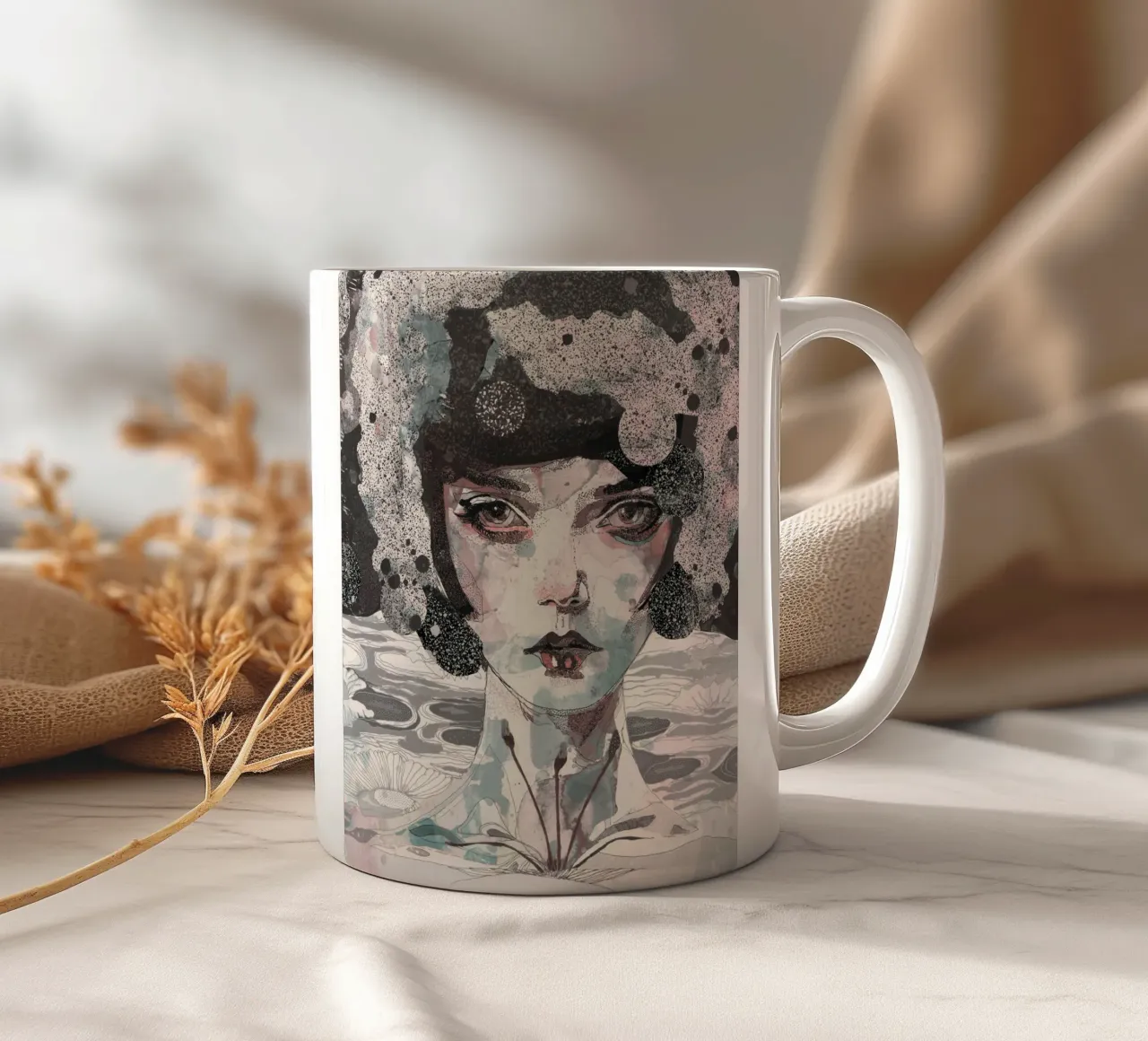 neve tazza in ceramica da Giulio Iurissevich
