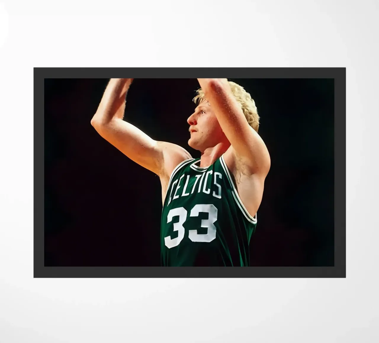 Larry Bird zerbino da Low poly art