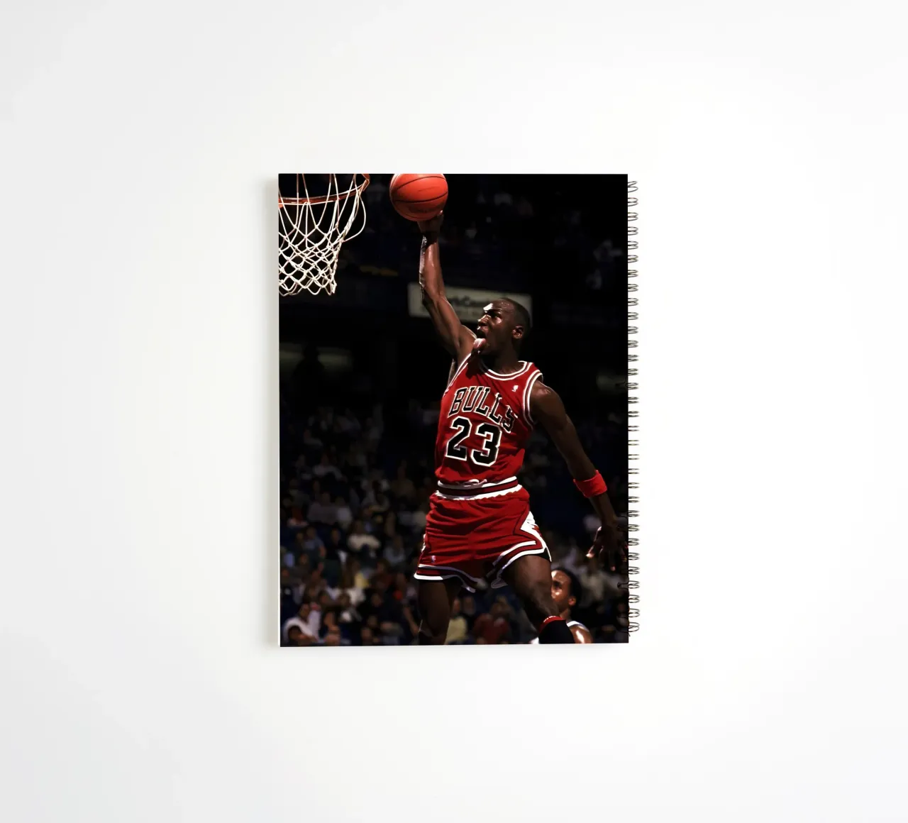 Michael Jordan spiral notebook by Low poly art