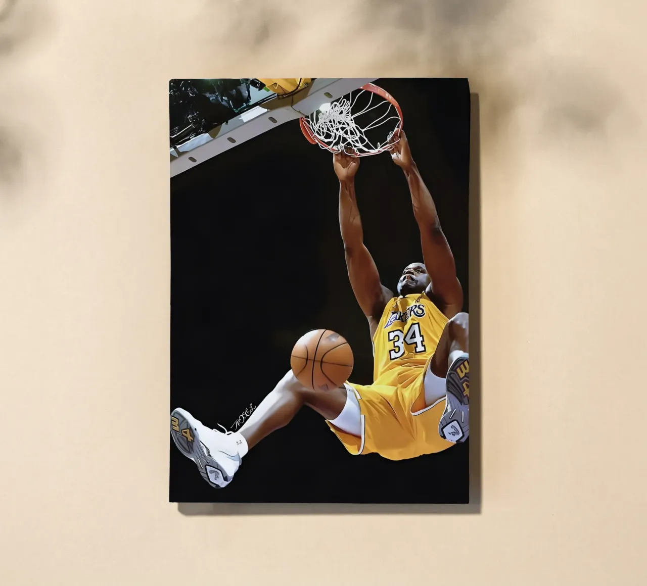 Shaquille O'Neal notebook by Low poly art