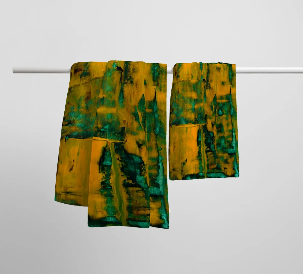 Inspired by Hans Hofmann. 7 asciugamano da bagno da Thierry Vobmann Abstract painting