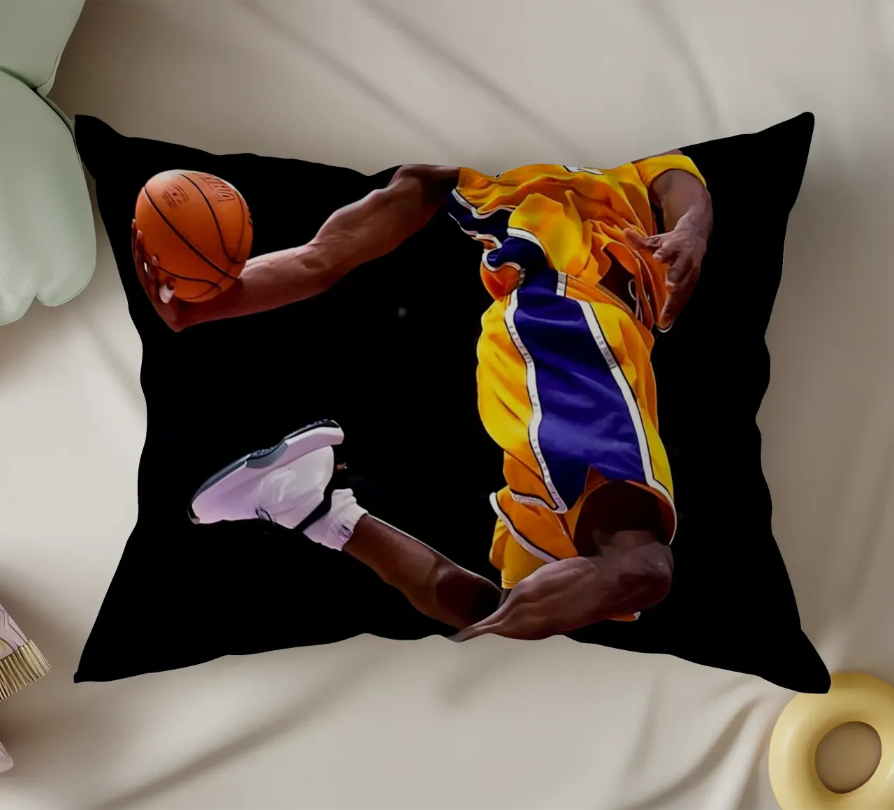 Kobe Bryant cuscino da Low poly art