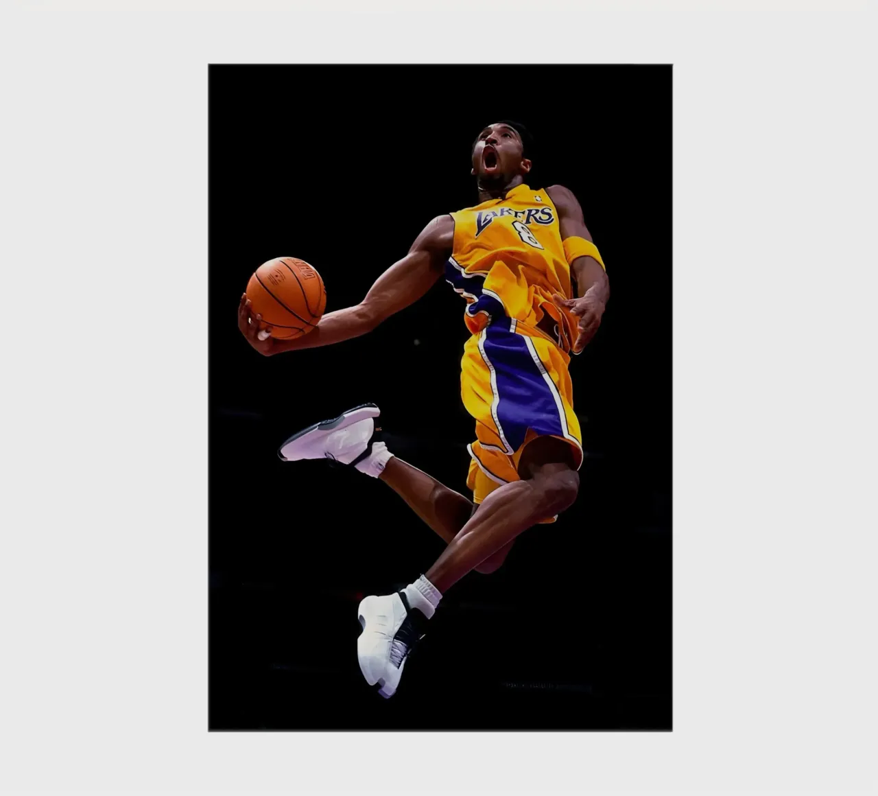 Kobe Bryant notebook by Low poly art