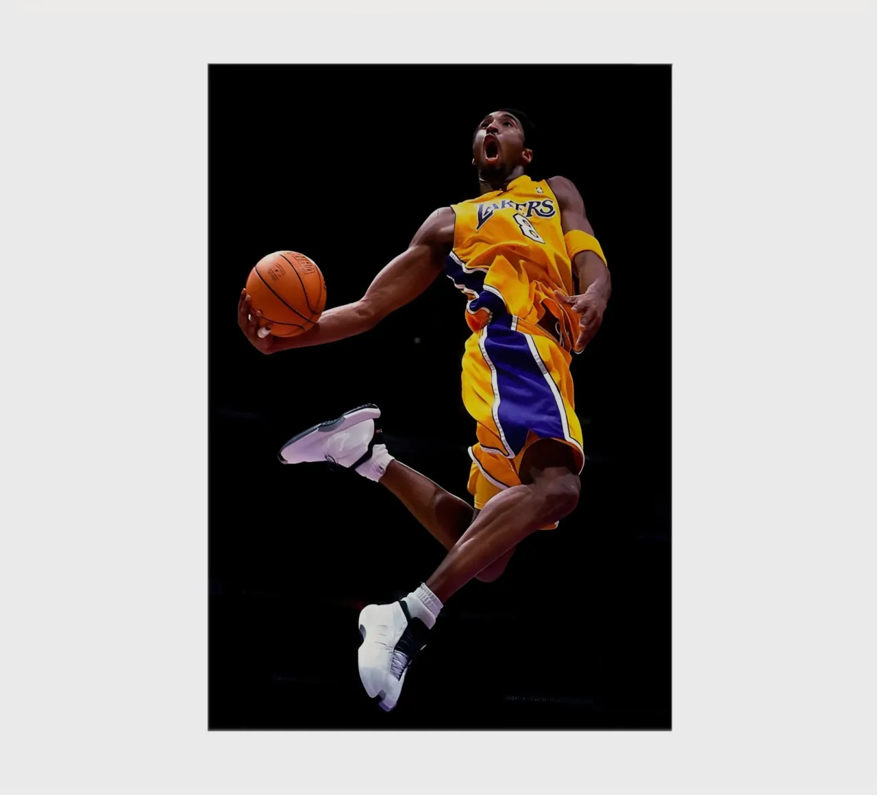 Kobe Bryant notebook by Low poly art