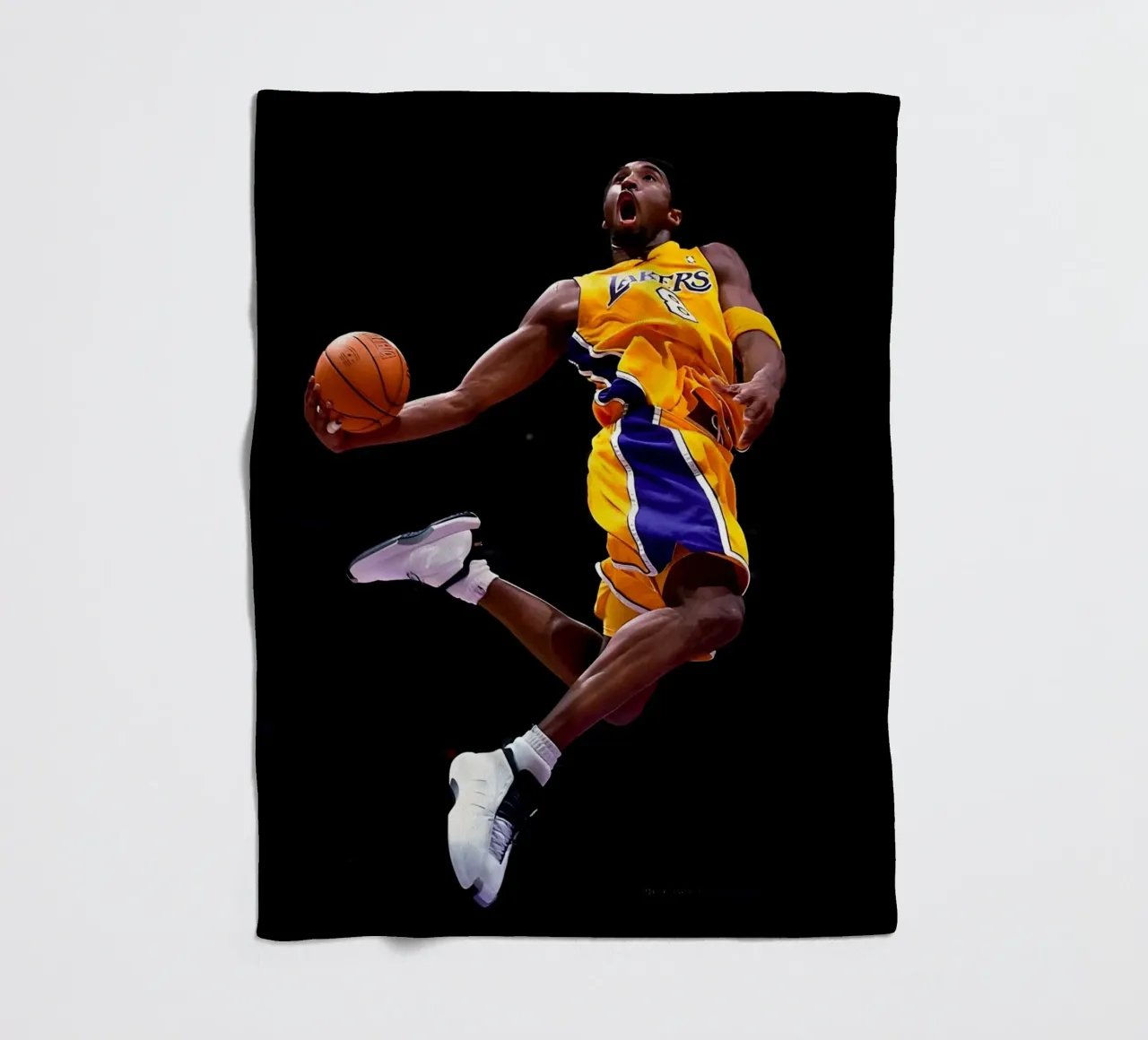 Kobe Bryant coperta in pile da Low poly art