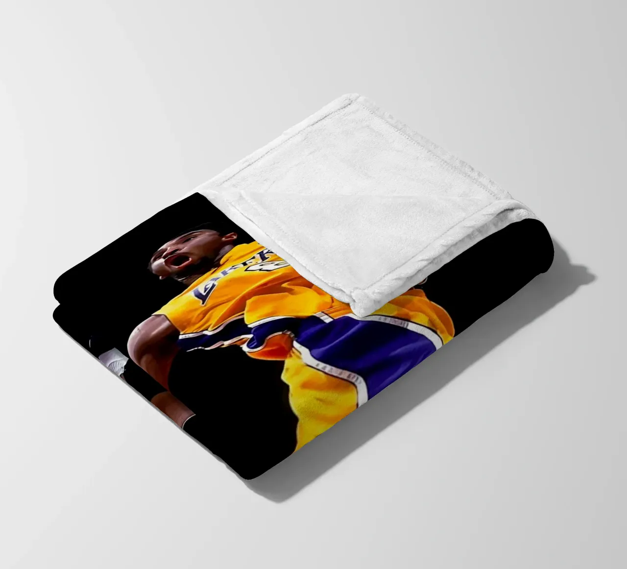 Kobe Bryant coperta in pile da Low poly art