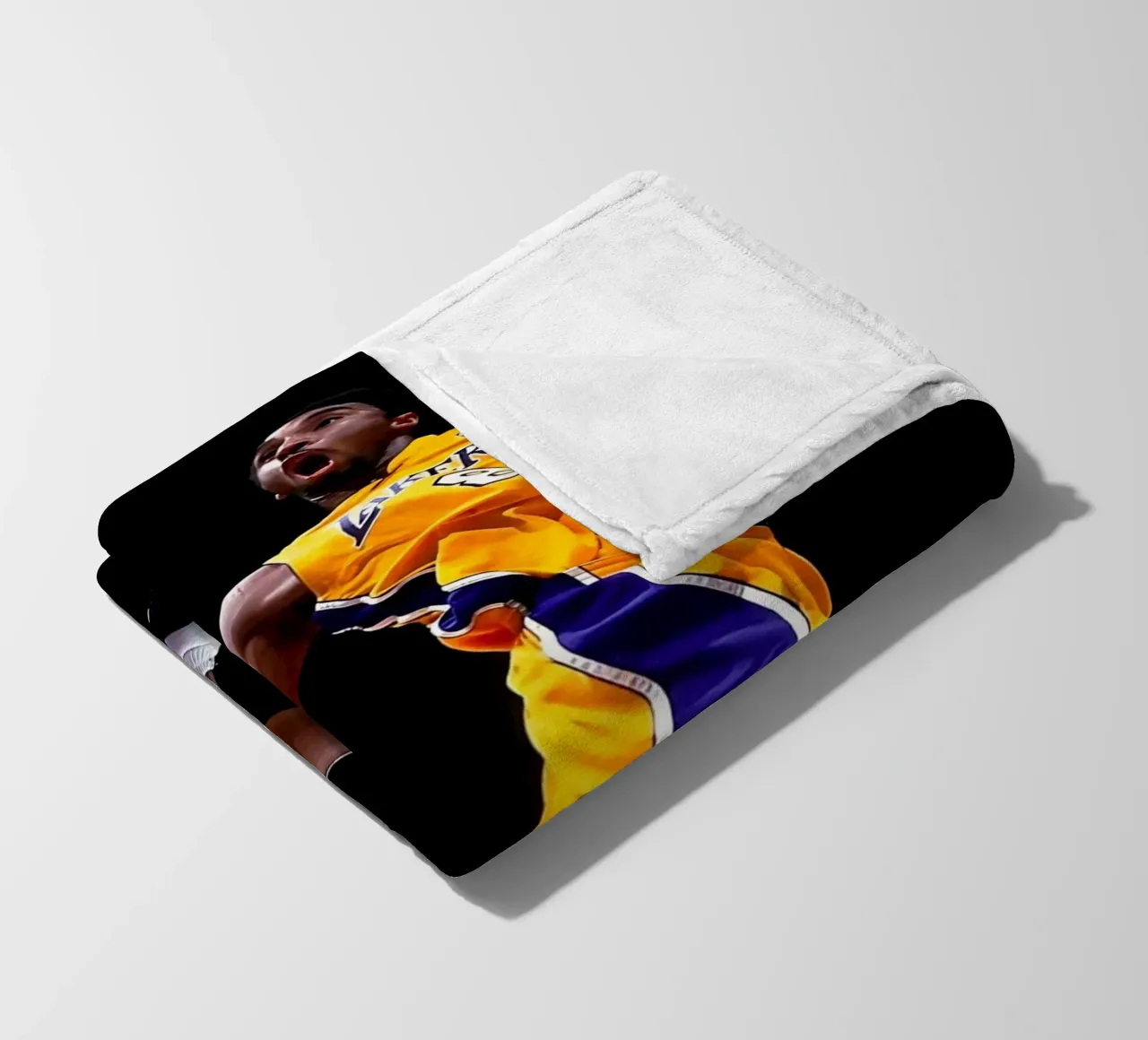 Kobe Bryant coperta in pile da Low poly art