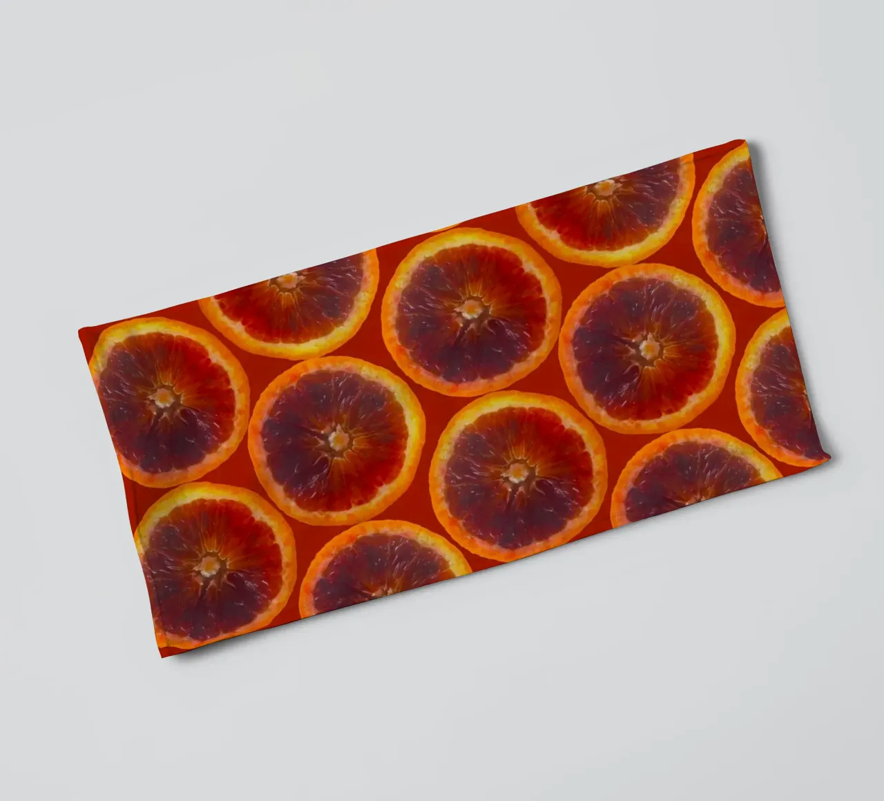 Griglia arancio sangue asciugamano da bagno da StillVibe Home