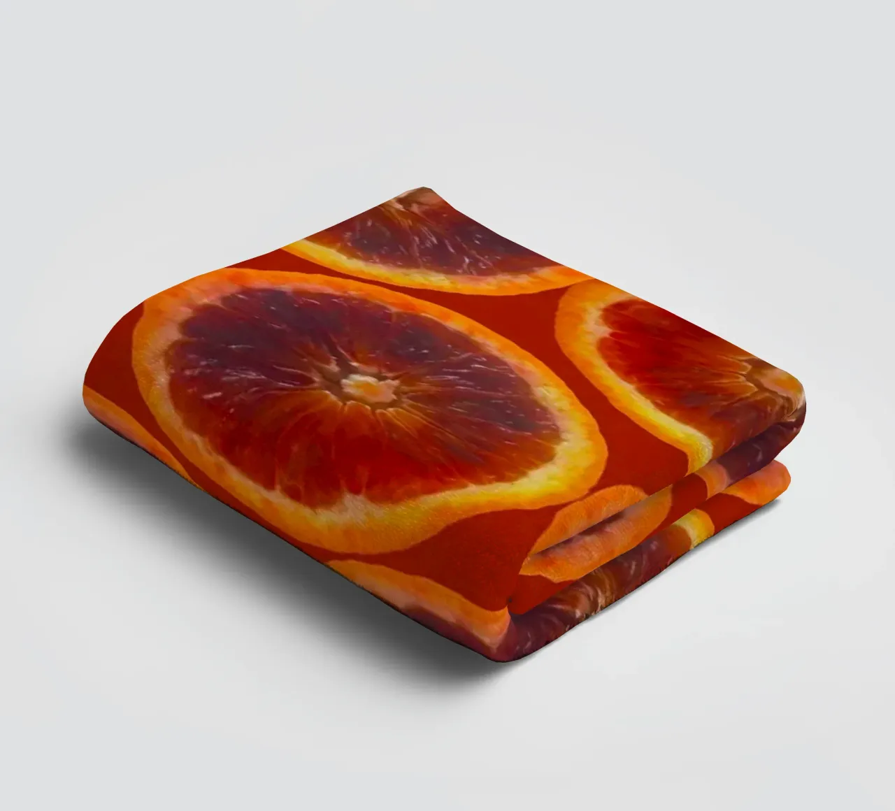 Griglia arancio sangue asciugamano da bagno da StillVibe Home