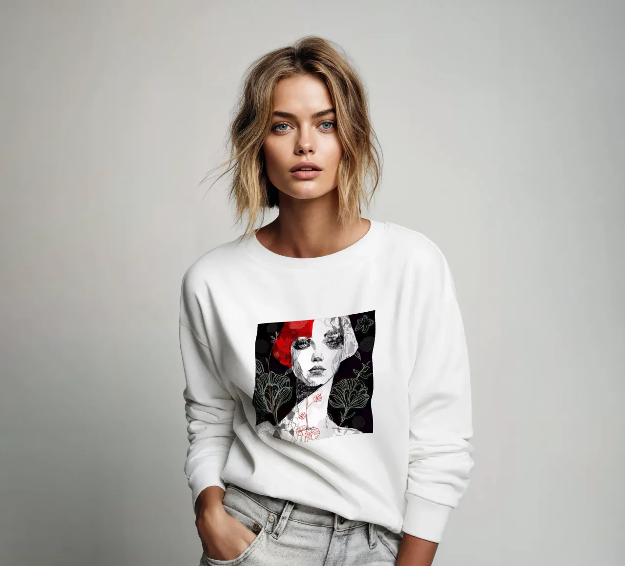 red bobcut felpa da Giulio Iurissevich