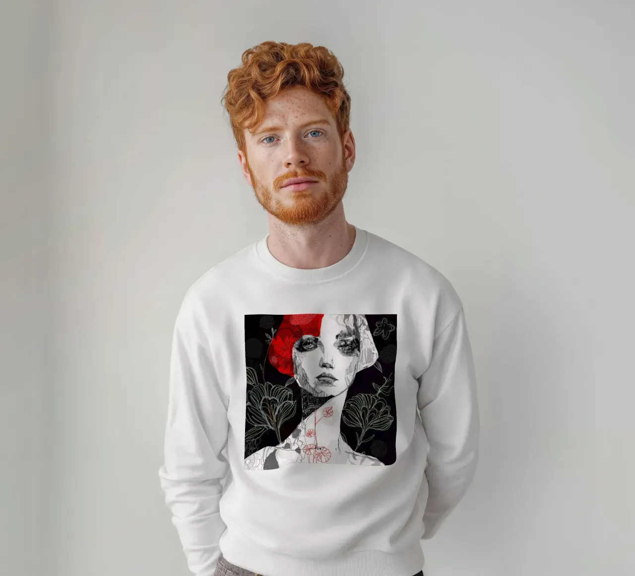 red bobcut felpa da Giulio Iurissevich