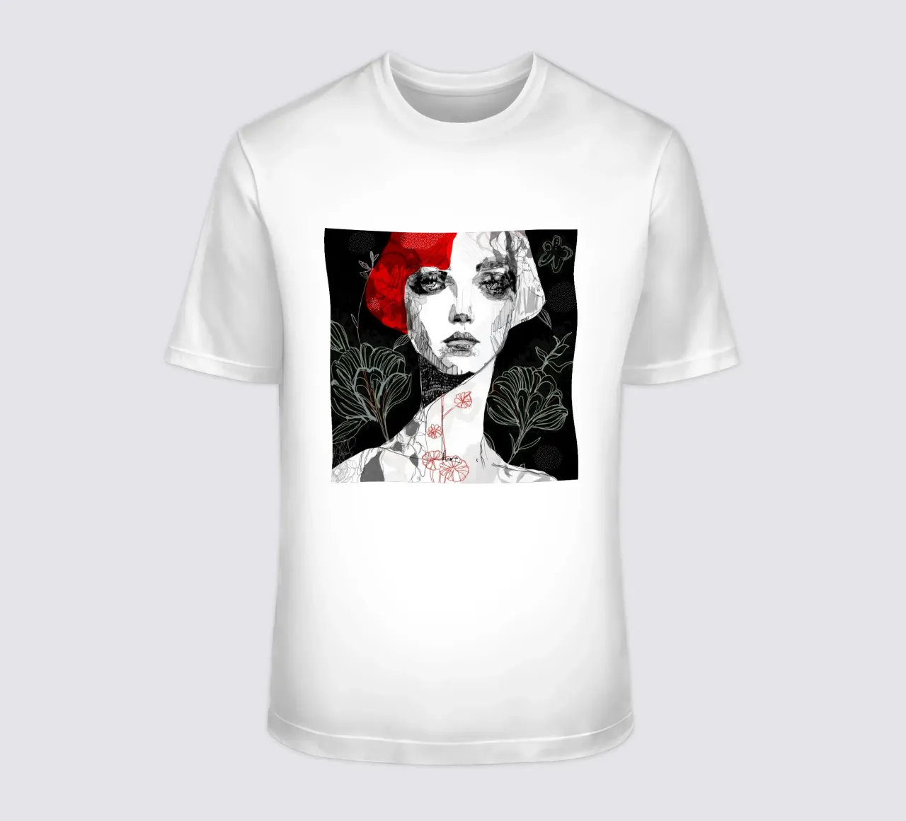 red bobcut t-shirt da Giulio Iurissevich
