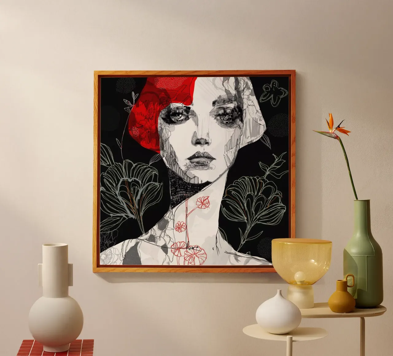 red bobcut plexiglass da Giulio Iurissevich