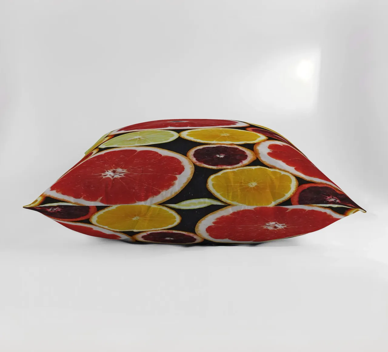 Citrus Contrast decorative cushion by StillVibe Home