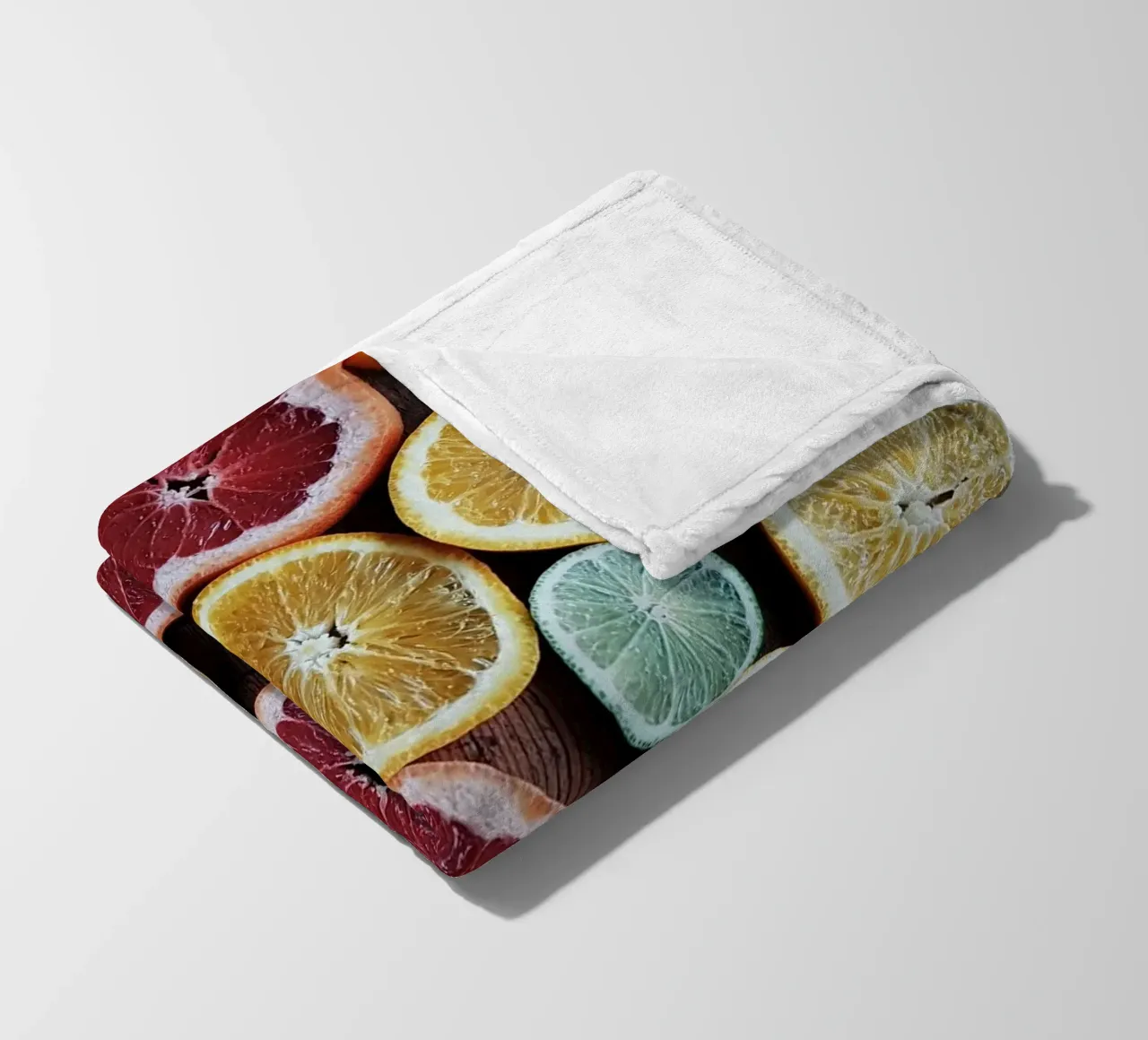 Sinfonia di agrumi coperta in pile da StillVibe Home