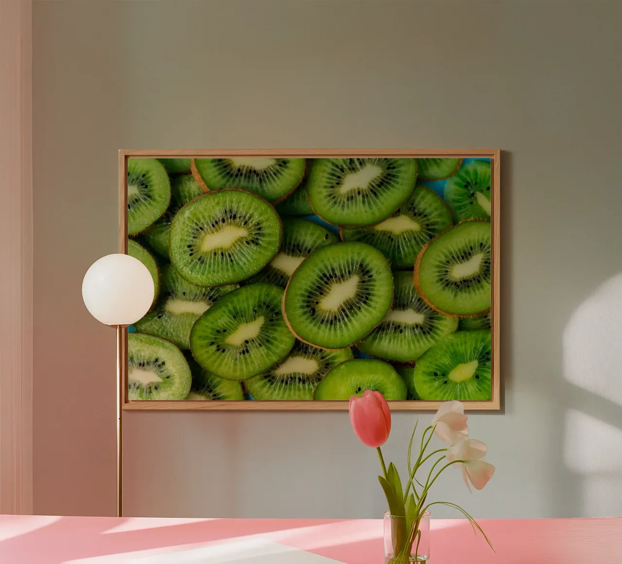 Kiwi Crush alluminio dibond da StillVibe Home