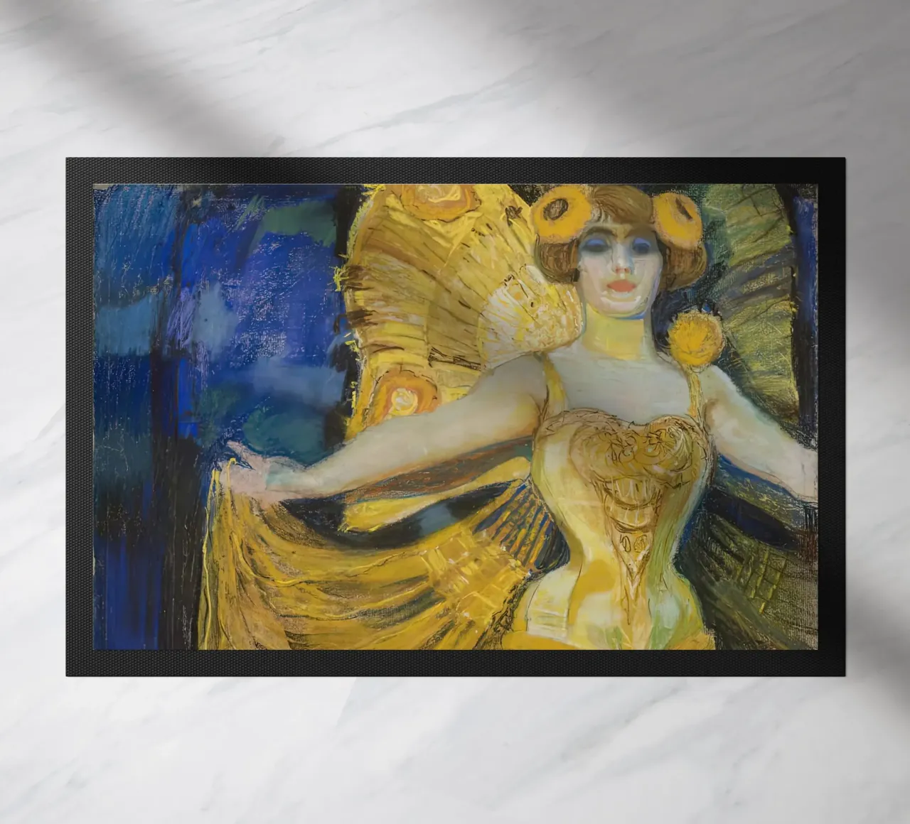 The dancer, 1900 doormat by martina