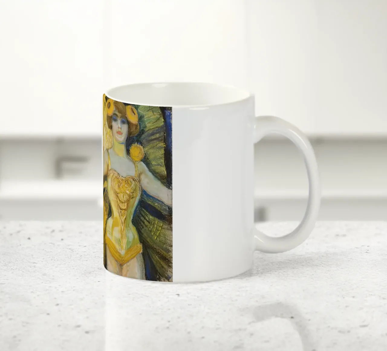 The dancer, 1900 ceramic mug by martina