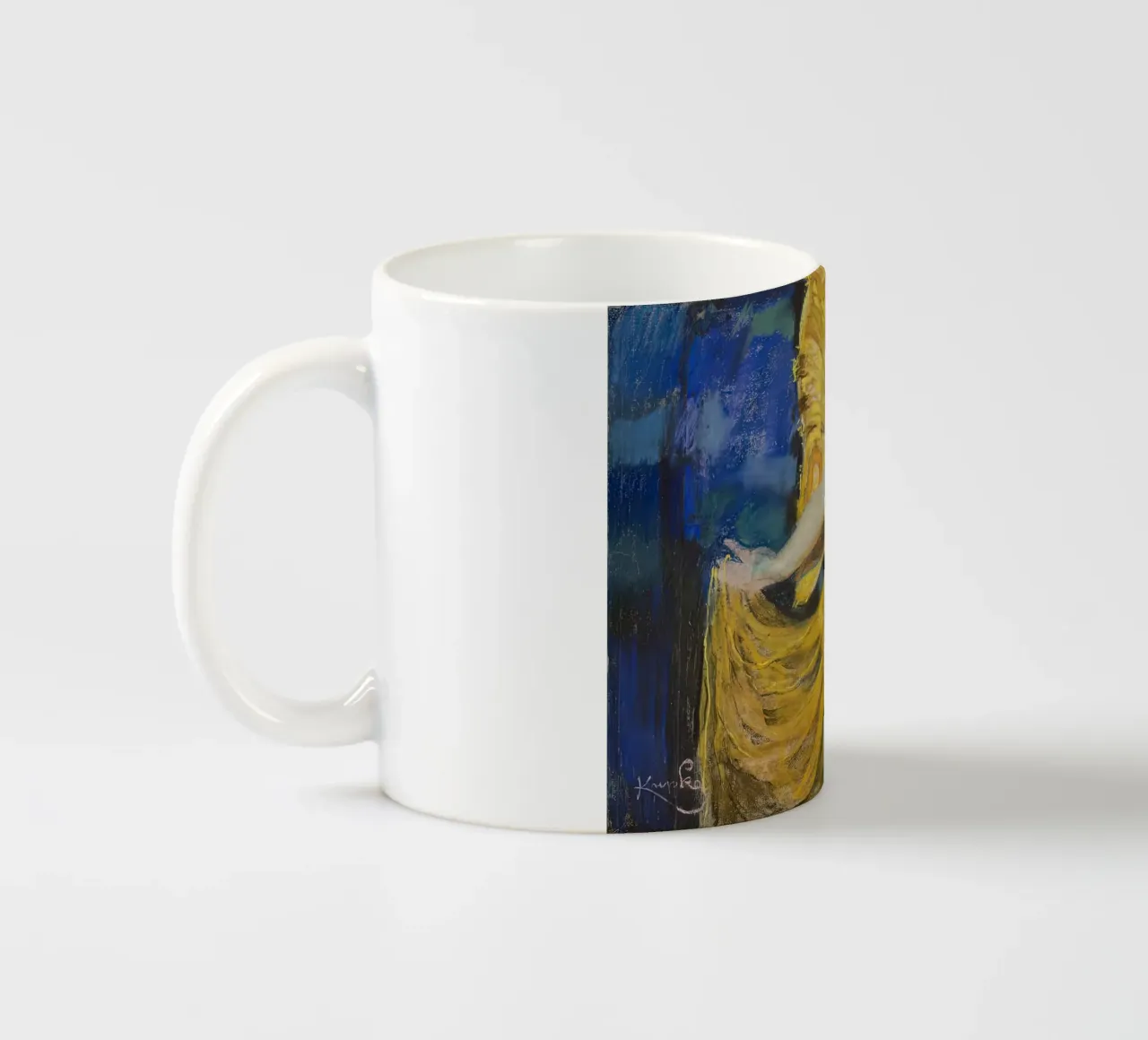 The dancer, 1900 ceramic mug by martina