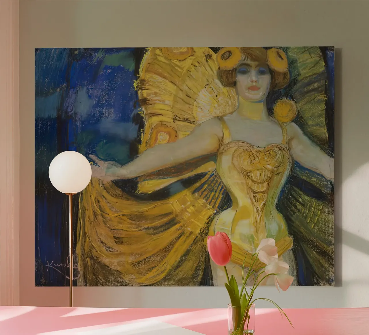The dancer, 1900 canvas by martina