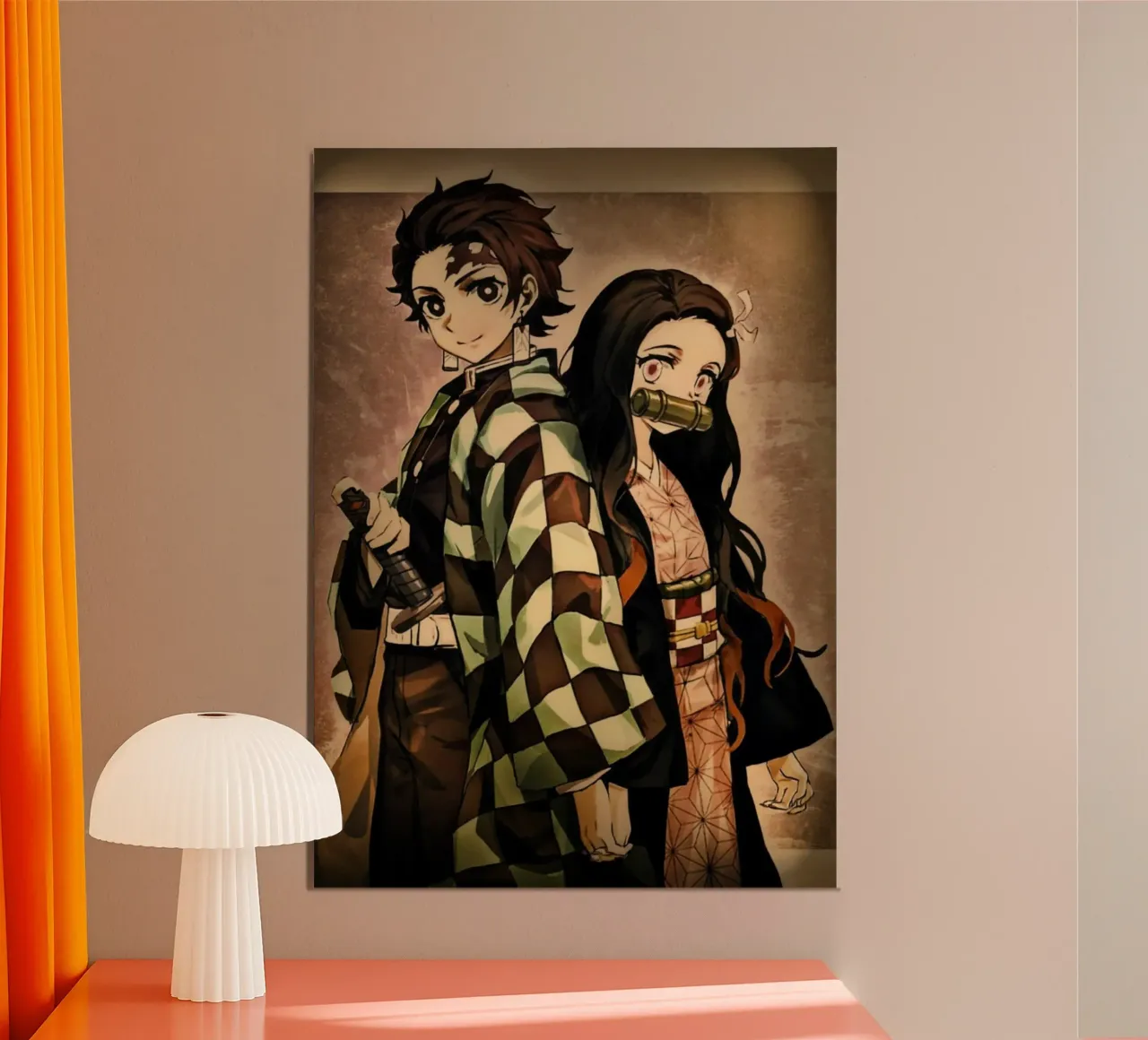 Demon Slayer - Tanjiro Kamado - Nezuko poster by Lembayung art