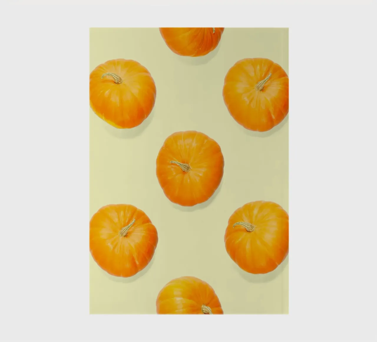 Pumpkin Pattern notebook by StillVibe Home