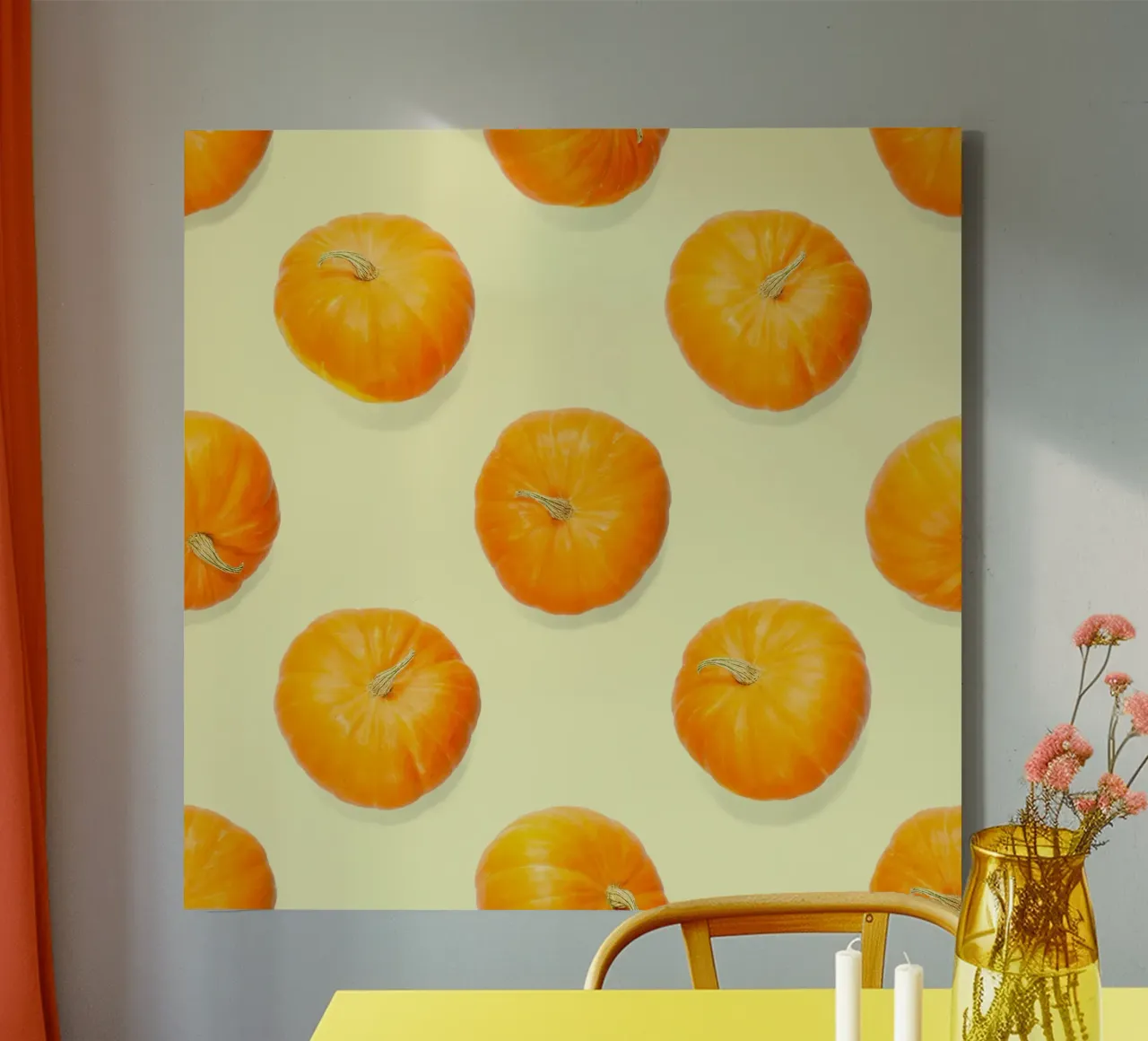 Modello di zucca tela con Cornice a cassetta da StillVibe Home