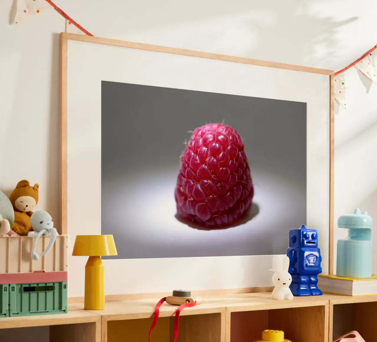 Pleins feux sur les framboises poster de StillVibe Home