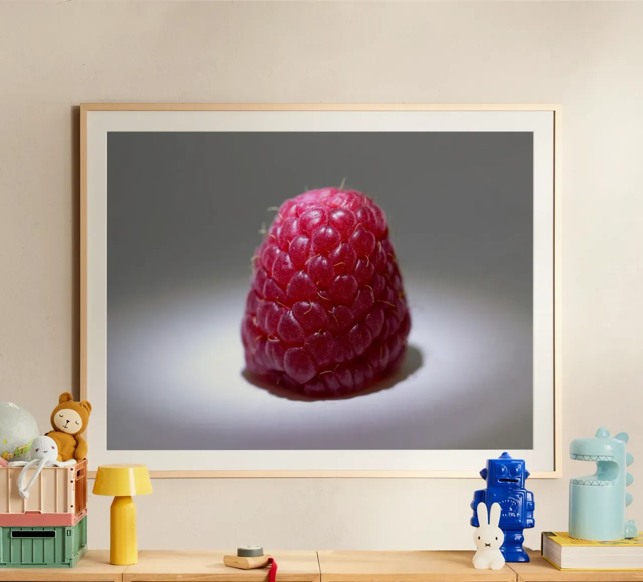 Pleins feux sur les framboises poster de StillVibe Home