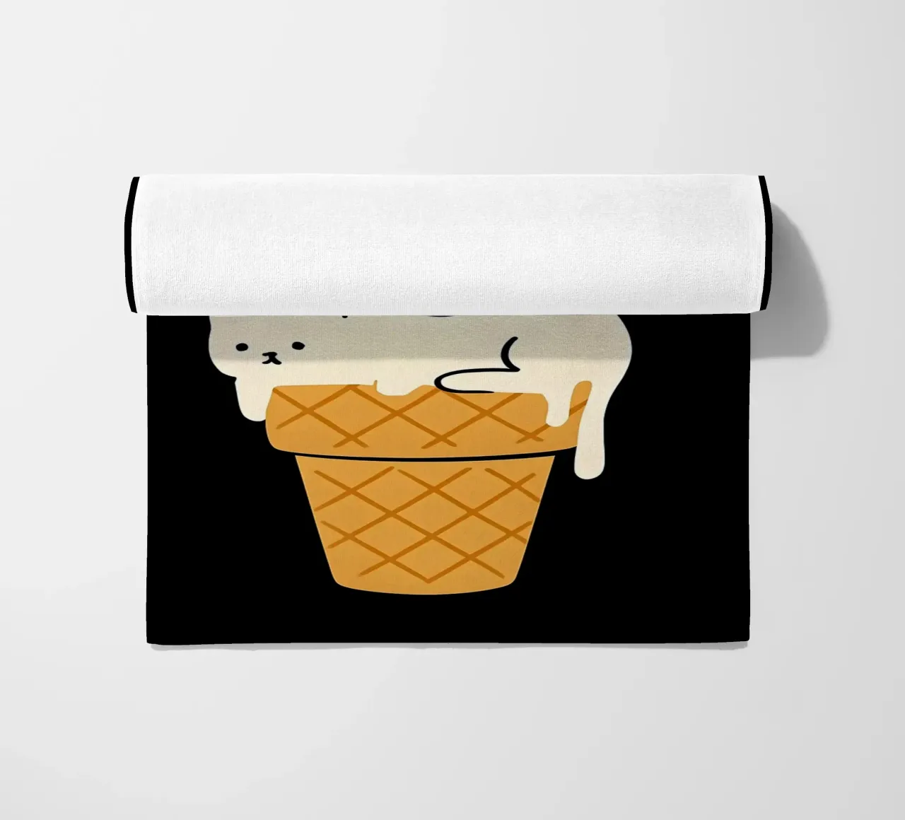 Gatos como cucuruchos de helado toalla de playa de 🥝 KIWI STORE