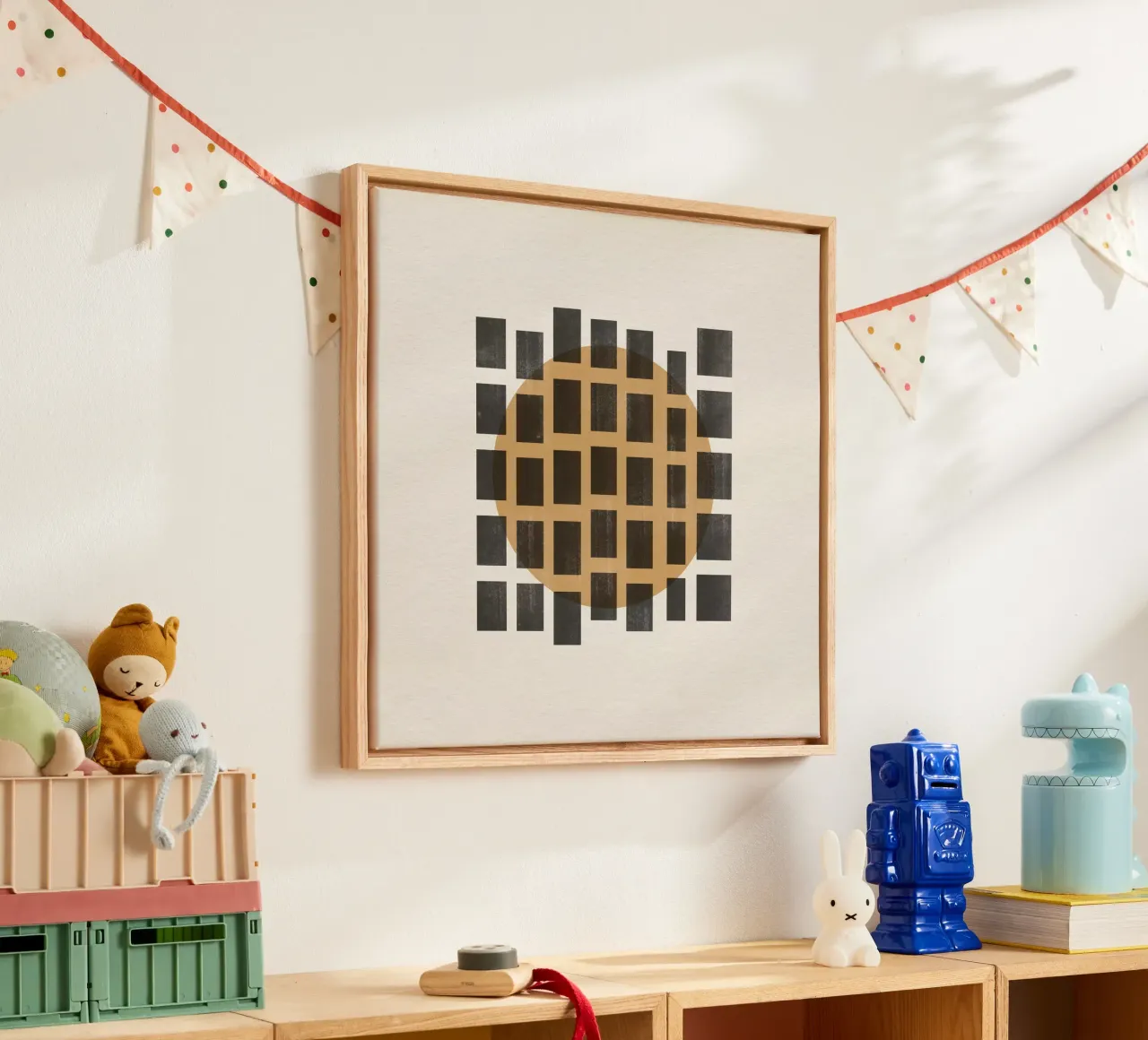 Papieren object nr. 8 canvas van The Miuus Studio