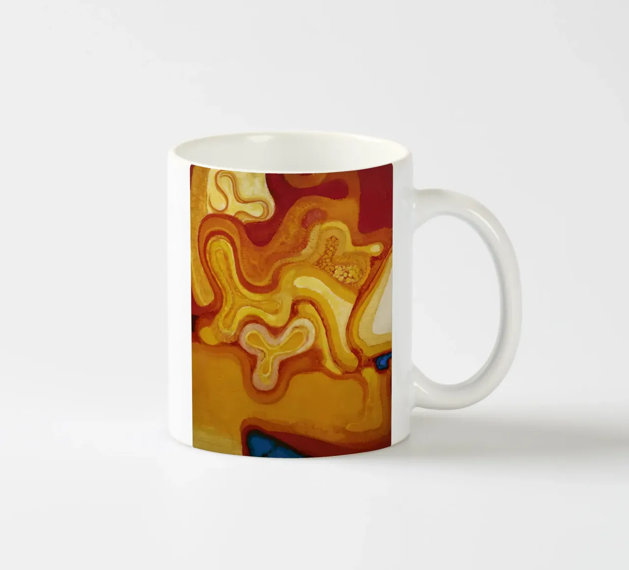 Die Form der Orange, 1923 Keramik Tasse von martina