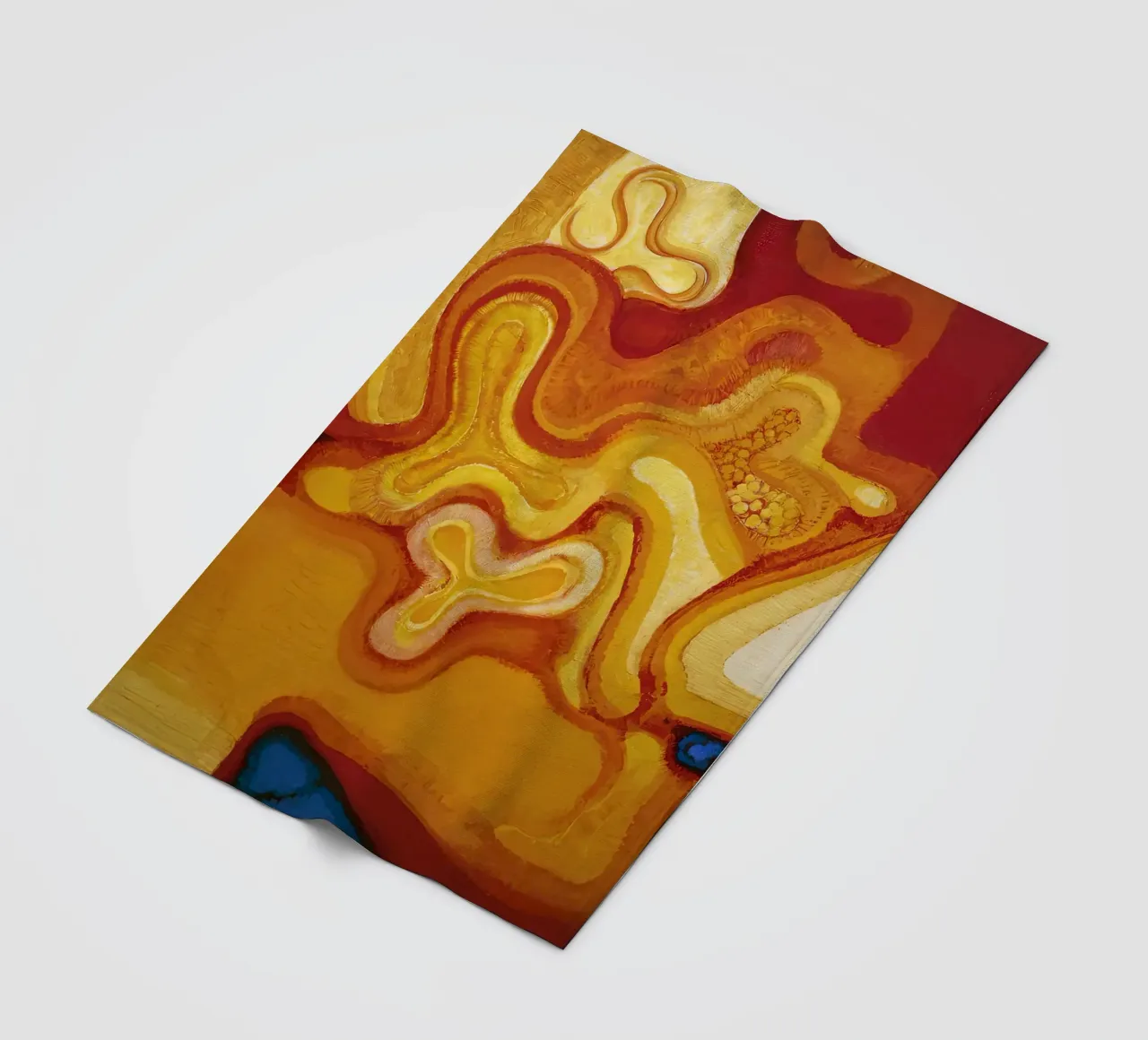 The Shape of an Orange, 1923 fleece blanket by martina
