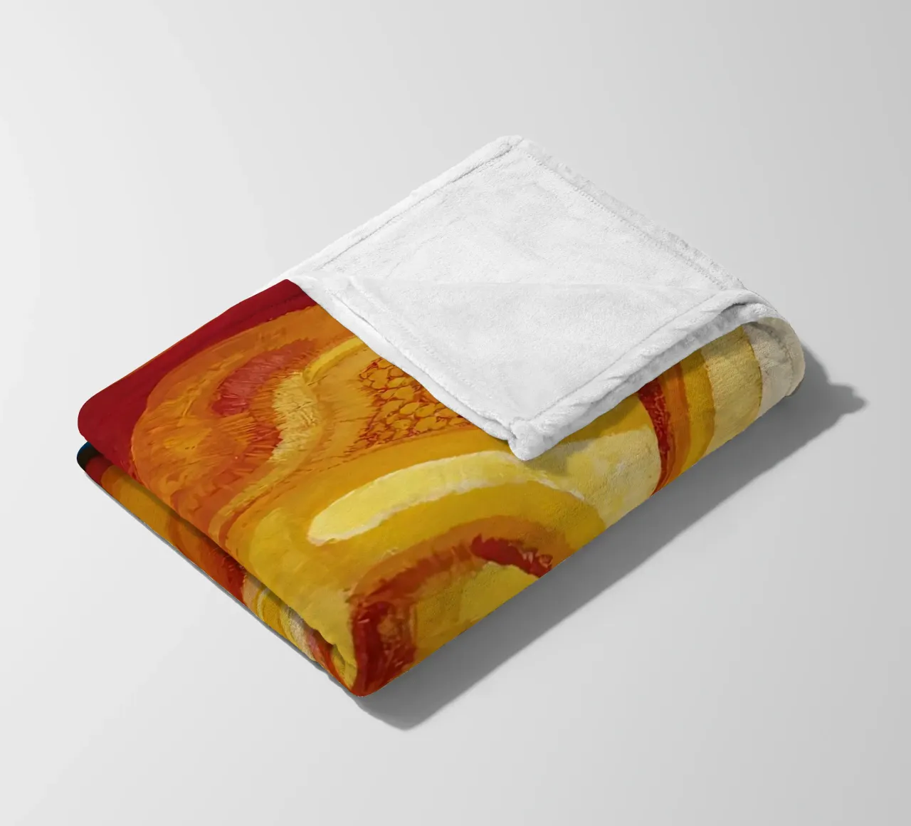 The Shape of an Orange, 1923 fleece blanket by martina