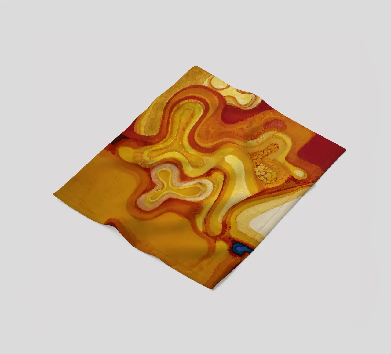 The Shape of an Orange, 1923 fleece blanket by martina