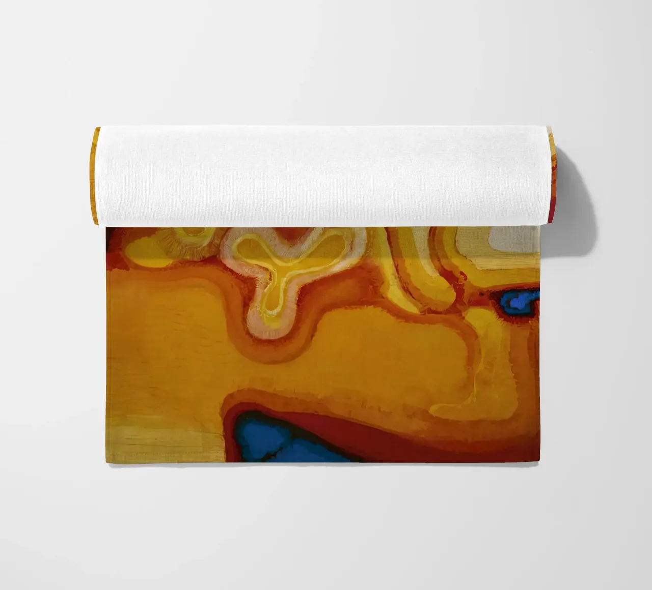 The Shape of an Orange, 1923 beach towel by martina