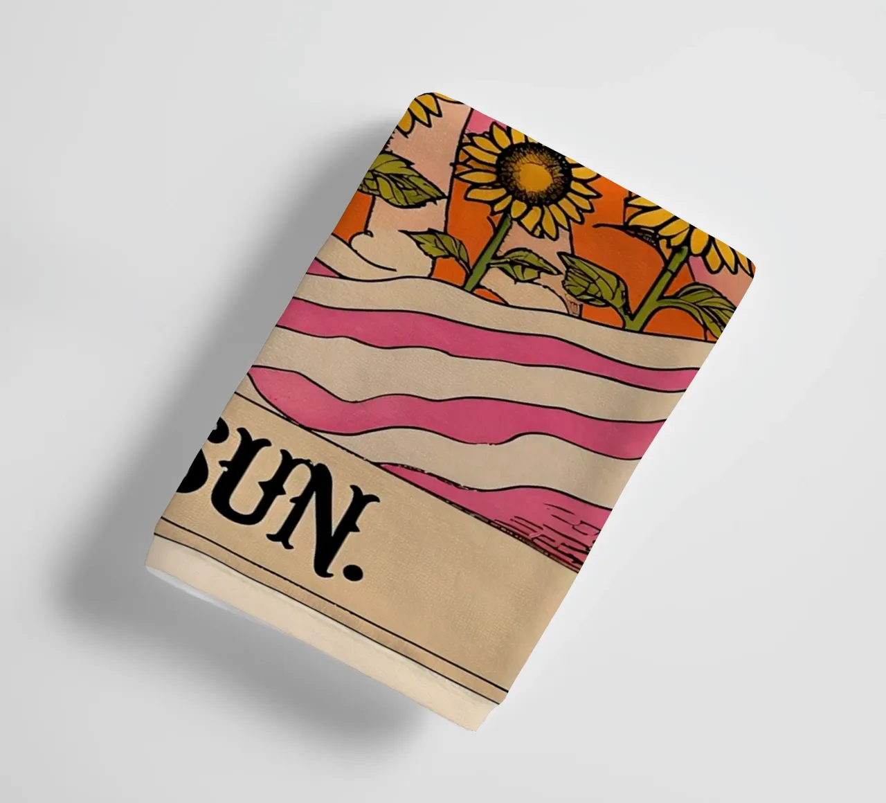 The Sun Tarot Card Illustration towel by 🥝 KIWI STORE