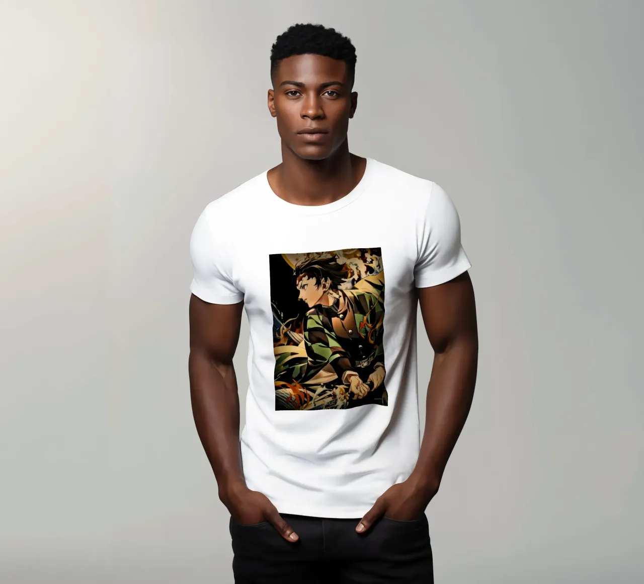 Demon Slayer - Tanjiro Kamado t-shirt by Lembayung art