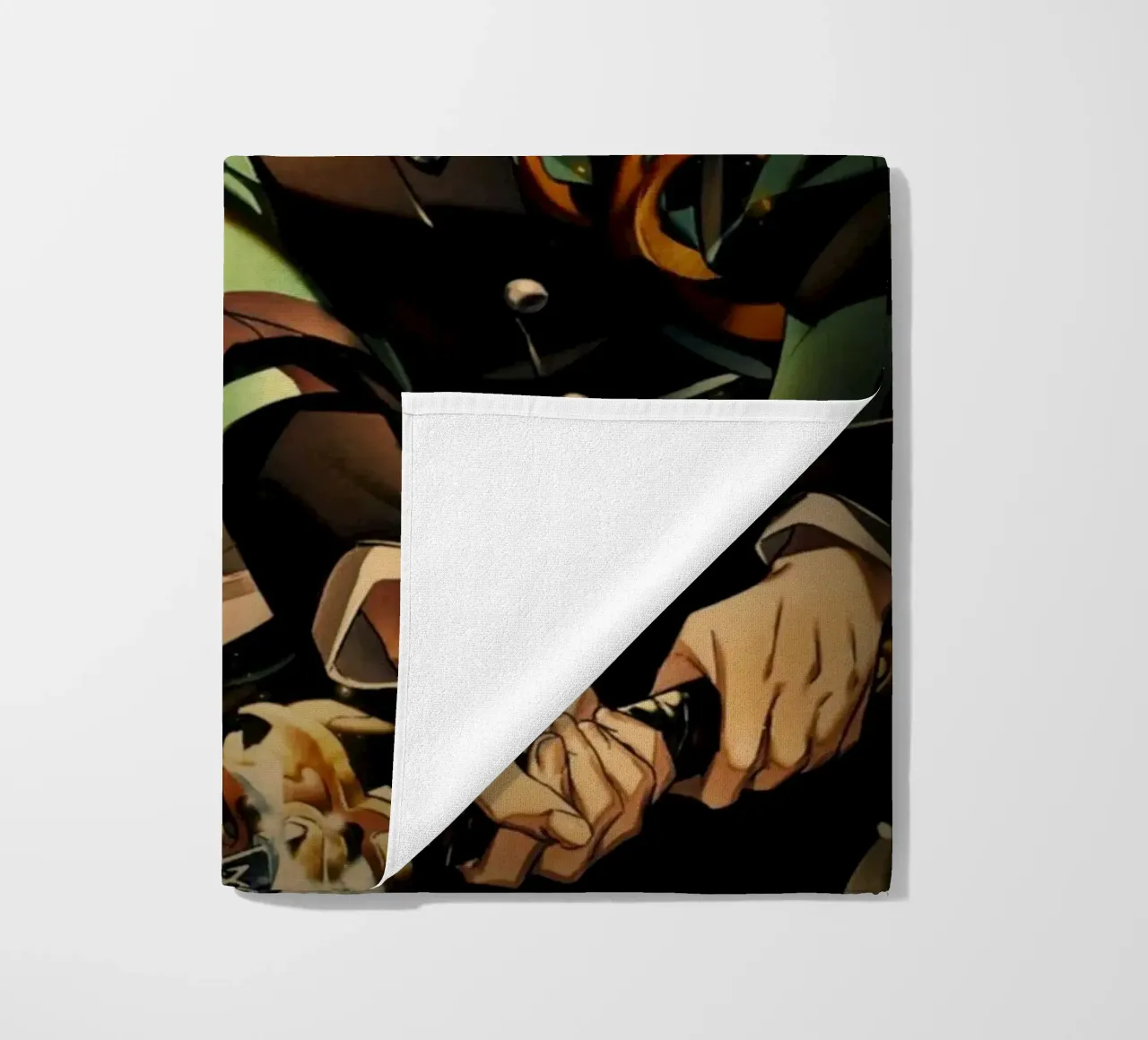 Demon Slayer - Tanjiro Kamado beach towel by Lembayung art