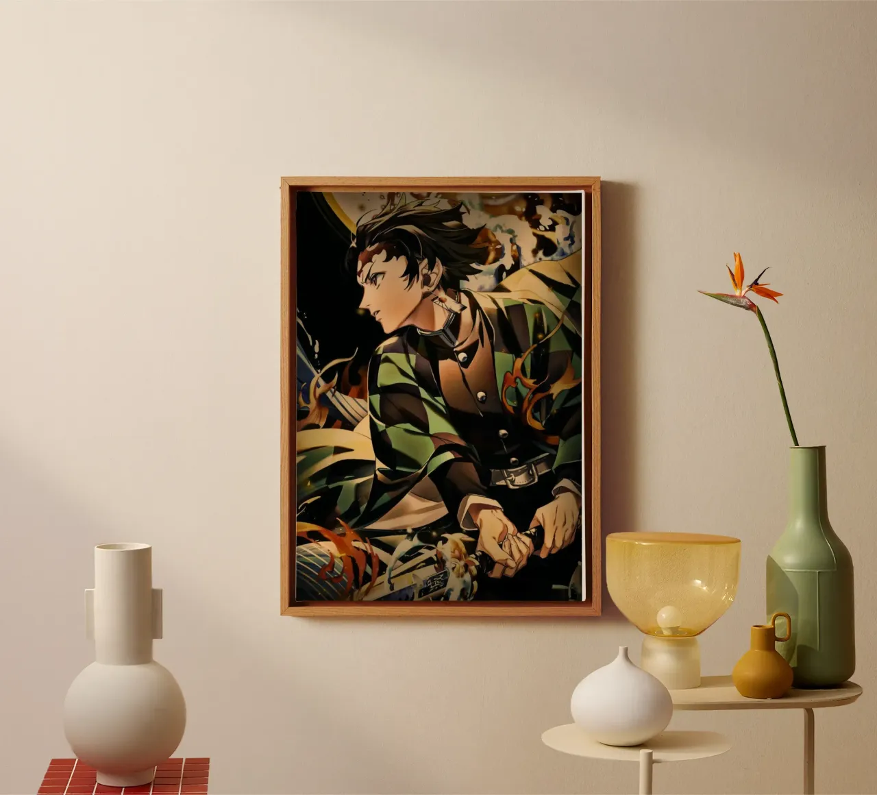 Demon Slayer - Tanjiro Kamado canvas by Lembayung art