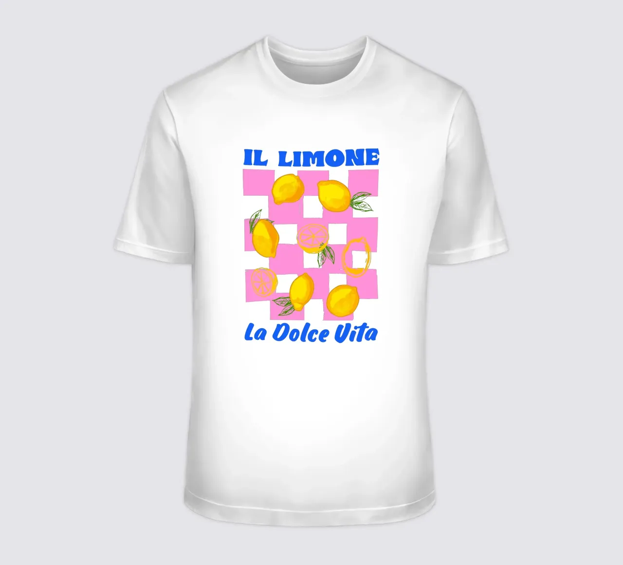 Das La Dolce Vita Zitrone Retro T-Shirt von EDMPROJECT