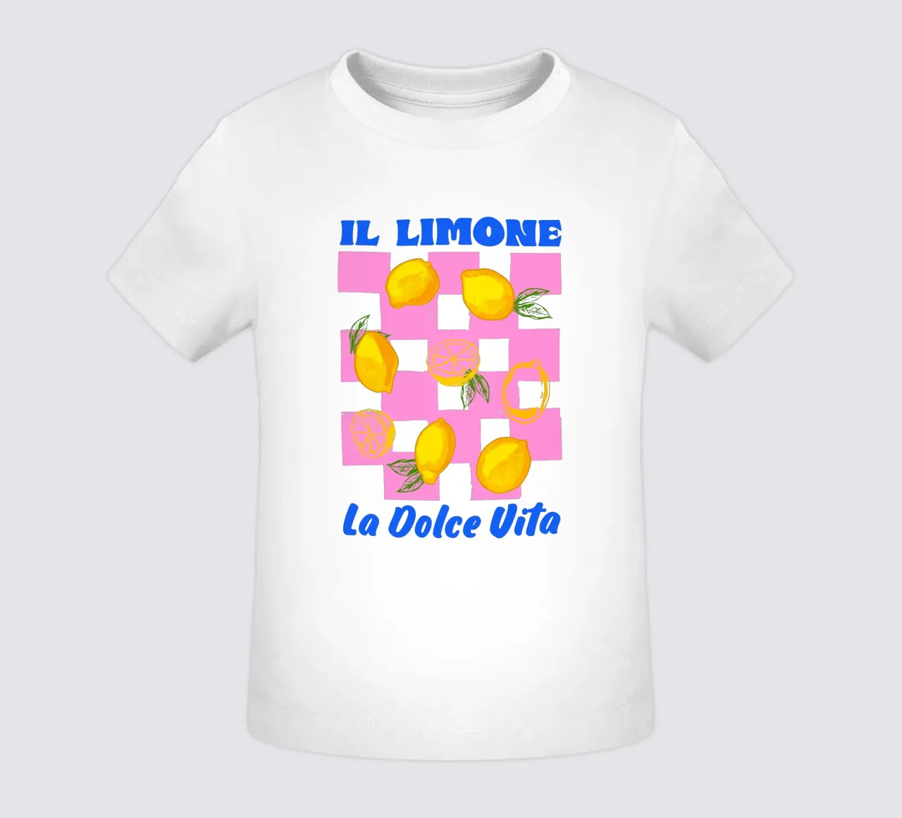 Das La Dolce Vita Zitrone Retro Baby T-Shirt von EDMPROJECT