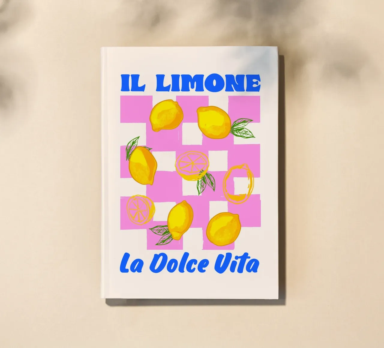 Das La Dolce Vita Zitrone Retro Notizbuch von EDMPROJECT